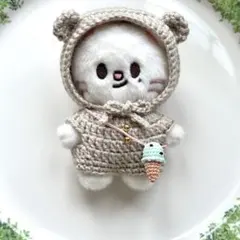 SKZOO 10cm ぬい服 くまさん3点セット ジニレット用