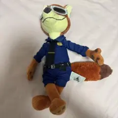 ズートピア ニック・ワイルド ぬいぐるみ 警察官 タグ付き - メルカリ