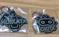 銀魂　gintama Diner　アニメイトカフェ　キーホルダー　土方　沖田