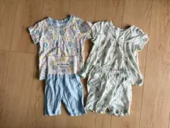 【女の子】夏用　80サイズ　ベビーパジャマ　2着セット
