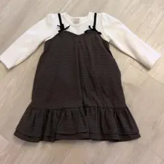 petit main ギンガムチェック ワンピース