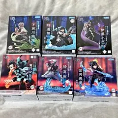 鬼滅の刃 クロスリンク ６点セット【実弥•無一郎•小芭内•炭治郎•猗窩座•義勇】