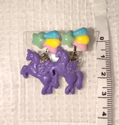 イヤリング　ユニコーン　ペガサス　流れ星　平成ポップ