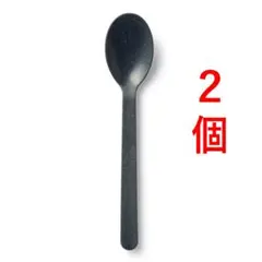 無印良品　ヤシの端材を使った　スプーン　ブラック 黒のサムネイル