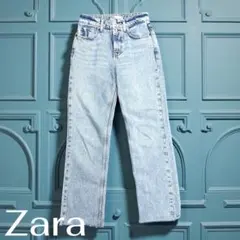 Zara ライトブルー ストレートデニム 34