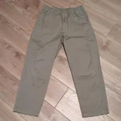 ユニクロ UNIQLO コットンリラックスアンクルパンツ ベージュ メンズ M
