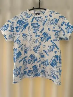 88TEES コットン Tシャツ M ホワイト/ブルー