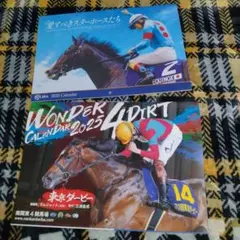 新品未使用 JRA カレンダー 2025 競馬