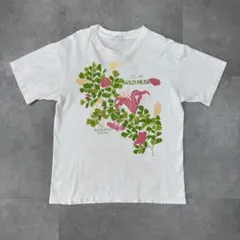 90s USA製 コティ ワイルドムスク 香水 フラワー Tシャツ 古着