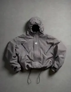 Columbia check shell jacket y2k テック 短丈 - メルカリ