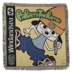 PARAPPA×WDS BLANKET パラッパラッパー ブランケット 未使用 タバラット］ブランケット ひざ掛け メンズ デスクワーク フリース