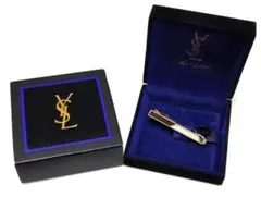 イヴサンローラン　YSLロゴ　タイピン　箱付き　C2458