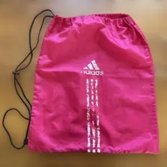 adidas 巾着バッグ 袋 ナップサック ピンク