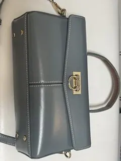 RANDA ブルーグレー ショルダーバッグ
