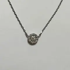 チャーミー プラチナ900 ダイヤモンド0.12ct ネックレス - メルカリ