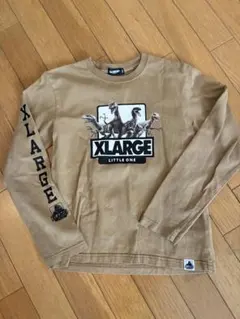 XLARGE 恐竜プリント 長袖Tシャツ　ロンT140