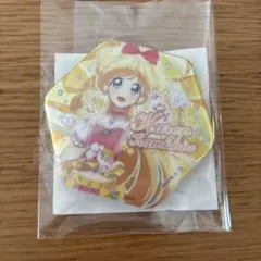アイカツスターズ 虹野ゆめ 缶バッジ ハート ショップ グリッター