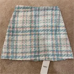 新品タグ付 DHOLIC ツイード スカート