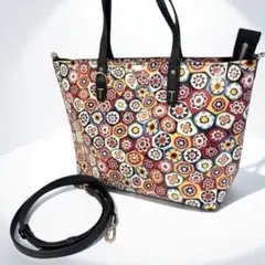 Tory Burch トリーバーチ ケリントン 2way トート 花柄 A4可のサムネイル