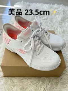 美品！ スケッチャーズスリップインズ ゴーウォーク6 ホワイト23.5