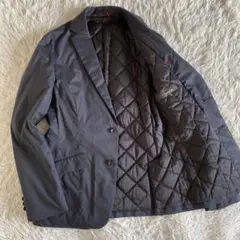 【極美品】コムサメン　ダウンテーラードジャケット　ブラック　M