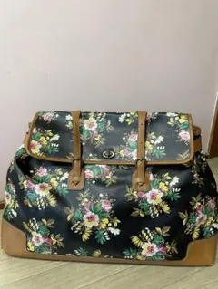 希少✨KENZOケンゾー レザー ハンドバッグ 花柄 PVC ボストンバッグ KENZOケンゾーレザー花柄 フラワー ハンドバッグ ボストン