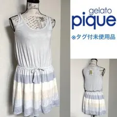 ※タグ付未使用 gelato pique ジェラピケ ノースリーブ ワンピース