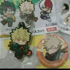 爆豪勝己 アクリルキーホルダー＆缶バッジセット