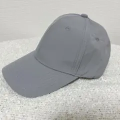 メンズ ベースボールキャップ グレー 無地 シンプサイズ調整可