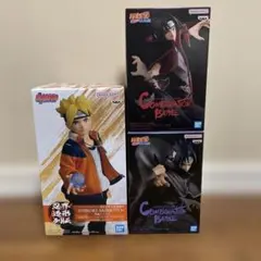 ナルト 疾風伝 イタチ サスケ 忍界造形列伝　うずまきボルト ３個セット