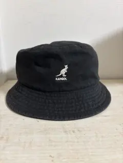 KANGOL 黒 バケットハット