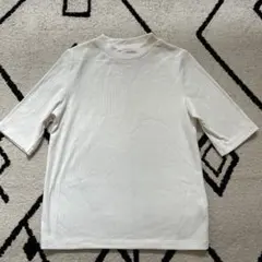 LOWRYS FARM ホワイト カットソー　 Lサイズ