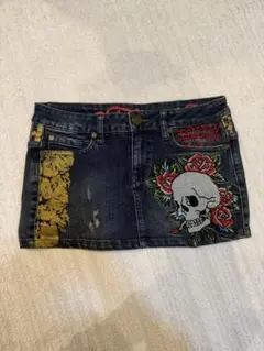 Y*O様 Ed Hardy デニムパンツ スカル刺繍 36×32 - メルカリ