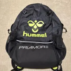 美品！ヒュンメルhummelプリアモーレサッカー リュックボール収納ブラック