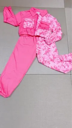 美品　迷彩柄セットアップ