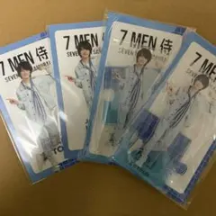 矢花黎　アクスタ2体　ステッカー2枚　セット　B&ZAI 7 MEN 侍