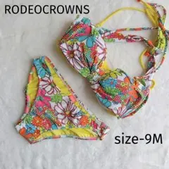 RODEOCROWNS　ロデオクラウンズ　フラワー セパレート水着　ビキニ 9М