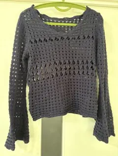 かぎ編みニット