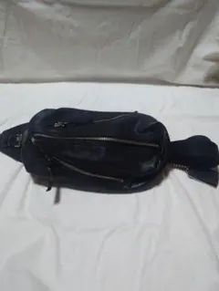 COACH ボディバッグ ブラック レザー