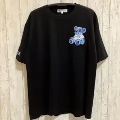 RUMSODA ベア刺繍 セミBIG半袖Tシャツ