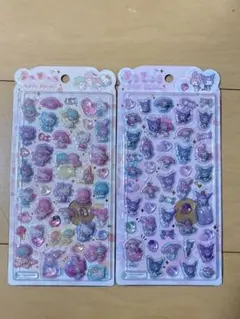 国内正規品　うるちゅるポップシール　サンリオキャラクターズ　マイメロクロミ　2枚
