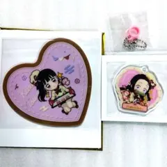 鬼滅の刃バレンタイン＆ホワイトデー後期　チャーム＆コースター【禰豆子＆カナヲ】