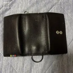 Paul smith レザー 黒 キーケース 4連リング