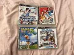 PS3 ソフト 4本セット スポーツゲーム