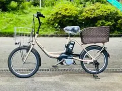 ZK4459 電動アシスト自転車 ブリヂストン bikke 子供乗せ 20インチ