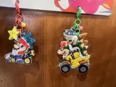 USJ 限定　マリオカート　マリオ　クッパ　ペアチャーム　セット　25周年