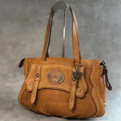 ANNA SUI Embossed Logo Studded Tote Bag