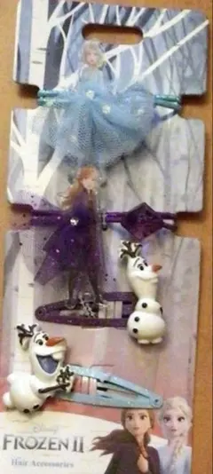 バースデイ Cottoli ヘアクリップ2点セット アナと雪の女王 アナ エルサ タイムセール！オンライン完売】エルサ ヘアクリップ 2点セット