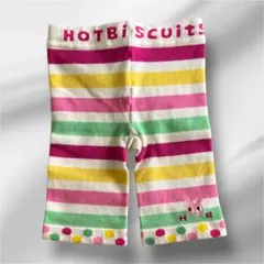 HOT BISCUITS ミキハウス　ボーダー　レギンスパンツ　ホットビスケッツ