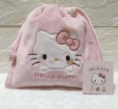 HELLO KITTY キティ 巾着袋 フリース